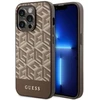 Guess GUHMP14XHGCFSEW Apple iPhone 14 Pro Max 6.7″rudos spalvos kietas dėklas GCube Stripes MagSafe