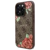 Guess GUHMP16LP4ROPEMCW Apple iPhone 16 Pro 6.3″ rudos spalvos kietas dėklas 4G Flowers Print MagSafe