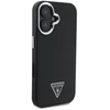 Guess GUHMP16MPGTSPSK Apple iPhone 16 Plus 6.7″ juodos spalvos kietas dėklas Grained Triangle MagSafe