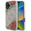 Guess GUHMP16SP4ROPEMCP Apple iPhone 16 6.1″ rožinės spalvos kietas dėklas 4G Flowers Print MagSafe