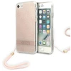 Dėklas Guess GUOHCI8H4STP Apple iPhone SE 2022 / SE2020 / 7/ 8 rožinės spalvos hardcase 4G Print Strap