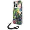 Dėklas GUESS kietas gėlių dirželis GUOHCP14LHFLSB galinis dangtelis, Apple, iPhone 14 Pro, Mėlyna, 6,1 "