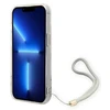 Dėklas GUESS kietas gėlių dirželis GUOHCP14MHFLSU galinis dangtelis, Apple, iPhone 14 Plus, Violetinė, 6,7 "