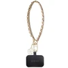 Guess GUOUCHSAMC4P Universal Hand Strap rožinės spalvos Saffiano Chain 4G Charm