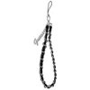 Guess GUSTSASSK virvelė telefonui juodos spalvos Chain Metal Logo Charm