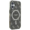 Guess GUHMP16SH4DTEW Apple iPhone 16 6.1″rudos spalvos kietas dėklas IML 4G Background MagSafe