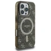 Guess GUHMP16LH4DTEW iPhone 16 Pro 6.3″ rudos spalvos kietas dėklas IML 4G Background MagSafe