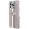 Guess GUHCP14XH4PSEGP Apple iPhone 14 Pro Max 6.7″ rožinės spalvos kietas dėklas IML 4G Gold Stripe