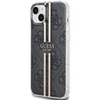 Guess GUHCP15MH4PSEGK Apple iPhone 15 Plus / 14 Plus 6.7″ juodos spalvos kietas dėklas IML 4G Gold Stripe