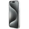 Guess IML 4G Gold Stripe dėklas, skirtas iPhone 15 Pro - rudas
