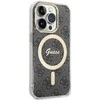 Guess IML 4G MagSafe dėklas iPhone 15 Pro - juodas