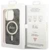 Guess IML 4G MagSafe dėklas iPhone 15 Pro - juodas