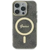 Guess GUHMP16LH4STW Apple iPhone 16 Pro 6.3″ rudos spalvos kietas dėklas IML 4G MagSafe