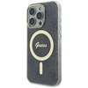 Guess GUHMP16XH4STK Apple iPhone 16 Pro Max 6.9″ juodos spalvos kietas dėklas IML 4G MagSafe