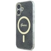 Guess GUHMP16MH4STK Apple iPhone 16 Plus 6.7″ juodos spalvos kietas dėklas IML 4G MagSafe
