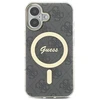 Guess GUHMP16MH4STK Apple iPhone 16 Plus 6.7″ juodos spalvos kietas dėklas IML 4G MagSafe