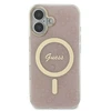 Guess GUHMP16MH4STP Apple iPhone 16 Plus 6.7″ rožinės spalvos kietas dėklas IML 4G MagSafe