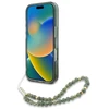 Guess GUHMP16SHCPOFPA Apple iPhone 16 6.1″ žalias kietas dėklas IML Flowers Allover Electro With Pearl St