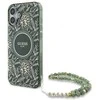 Guess GUHMP16SHCPOFPA Apple iPhone 16 6.1″ žalias kietas dėklas IML Flowers Allover Electro With Pearl St