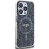 Dėklas GUESS GUHMP15LHGCUSTGK IPHONE 15 PRO 6.1 "Juodas/Juodas HARDCASE IML GCUBE MAGSAFE