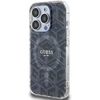 Dėklas GUESS GUHMP15LHGCUSTGK IPHONE 15 PRO 6.1 "Juodas/Juodas HARDCASE IML GCUBE MAGSAFE