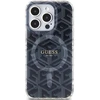 Dėklas GUESS GUHMP15LHGCUSTGK IPHONE 15 PRO 6.1 "Juodas/Juodas HARDCASE IML GCUBE MAGSAFE
