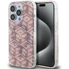 Dėklas GUESS GUHMP15LHGCUSTGP IPHONE 15 PRO 6.1 "Rožinis/Rožinis HARDCASE IML GCUBE MAGSAFE