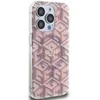 Guess IML GCube MagSafe dėklas iPhone 15 Pro Max - rožinis