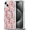 Dėklas GUESS GUHMP15SHGCUSTGP IPHONE 15/14/13 6.1 "Rožinis / Rožinis HARDCASE IML GCUBE MAGSAFE