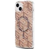 Dėklas GUESS GUHMP15MHGCUSTGW IPHONE 15 PLUS / 14 PLUS 6.7 "BROWN / BROWN HARDCASE IML GCUBE MAGSAFE