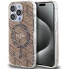 Dėklas GUESS GUHMP15LHGCUSTGW IPHONE 15 PRO 6.1 "RUDAS / RUDAS KIETAS DĖLIS IML GCUBE MAGSAFE