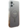 Guess IML Glitter Gradient MagSafe Apple iPhone 16 Case – dėklas telefonui rudos spalvos