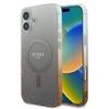 Guess IML Glitter Gradient MagSafe Apple iPhone 16 Case – dėklas telefonui rudos spalvos
