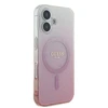 Guess GUHMP16SHGRCELP Apple iPhone 16 6.1″ rožinės spalvos kietas dėklas IML Glitter Gradient MagSafe