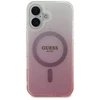 Guess GUHMP16SHGRCELP Apple iPhone 16 6.1″ rožinės spalvos kietas dėklas IML Glitter Gradient MagSafe