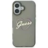 Guess IML Heart“ dėklas iPhone 16 Plus“ – juodos spalvos