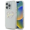 Guess GUHCP16LHCHGSPT Apple iPhone 16 Pro 6.3″ skaidrus kietas dėklas IML Heart
