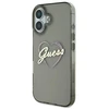 Guess GUHCP16SHCHGSPK Apple iPhone 16 6.1″ juodos spalvos kietas dėklas IML Heart