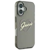 Guess GUHCP16MHCHGSPK Apple iPhone 16 Plus6.7″ juodos spalvos kietas dėklas IML Heart