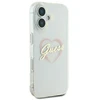 Guess GUHCP16SHCHGSPT Apple iPhone 16 6.1″ skaidrus kietas dėklas IML Heart