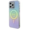 Guess IML Iridescent MagSafe dėklas iPhone 15 Pro - turkio sp.