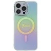 Guess IML Iridescent MagSafe dėklas iPhone 15 Pro - turkio sp.
