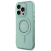 Guess GUHMP16XPFTDTEN Apple iPhone 16 Pro Max 6.9″ žalias kietas dėklas IML Rhinestones MagSafe