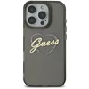 Guess GUHCP16XHCHGSPK Apple iPhone 16 Pro Max 6.9″ juodos spalvos kietas dėklas IML Heart