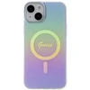 Guess dėklas, skirtas iPhone 15 Plus 6,7 GUHMP15MHITSU HC IML MAGSAFE IRIDESCENT violetinės spalvos inės spalvos