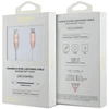 Guess GUCLLALRGDP USB-C laidas - Lightning 1.5m greito įkrovimo rožinis su reljefiniu logotipu