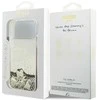 Guess Liq dėklas. Glitter 4 Charms skirtas Apple iPhone 17 Pro Max aukso spalvos