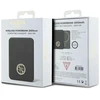 „Guess“ indukcinė išorinė baterija 5W GUPBM3AL4DMK 3000mAh juodos spalvos „MagSafe 4G“ su metaliniu logotipu