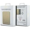 Guess MagSafe Metal Script Logo 5W 3000mAh indukcinis maitinimo šaltinis - auksinis