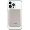 Guess MagSafe Metal Script Logo 5W 3000mAh indukcinis maitinimo šaltinis - auksinis